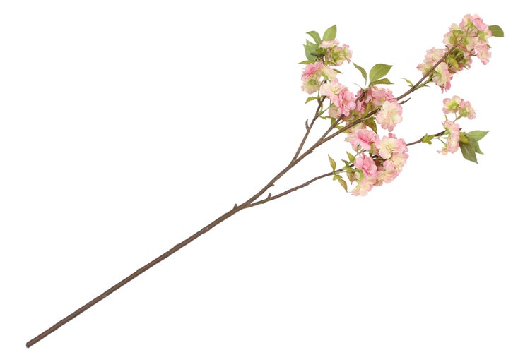 FRANK FLECHTWAREN|Kunstblume Kirschblütenzweig, groß, Höhe 98 cm, KUNSTSTOFF, METALL