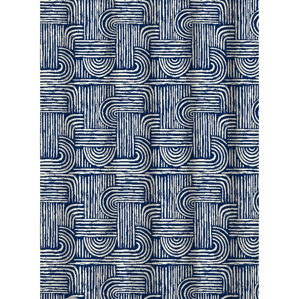 Tapete mit geometrischem Linienmuster