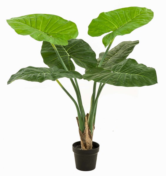 Nahaufnahme der Stiele einer Kunstpflanze.