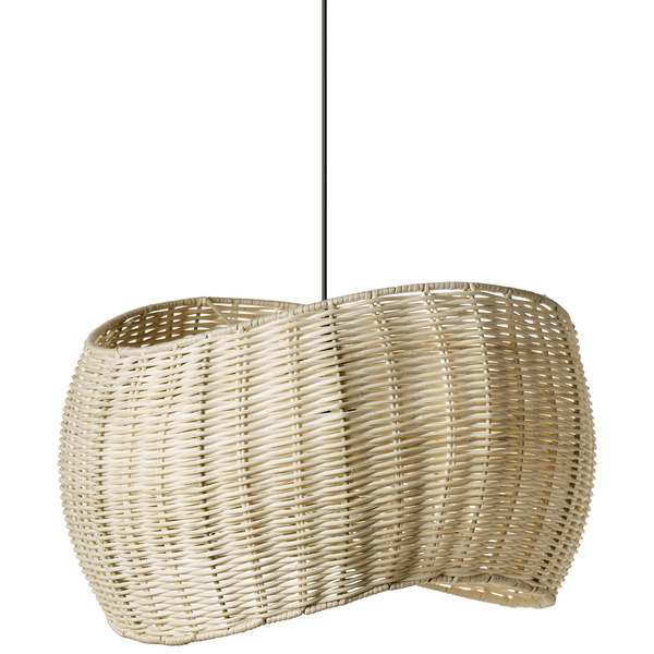 Hängeleuchte COAMO Rattan Naturfarben