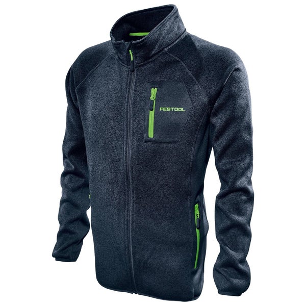 Festool Herren Fleecejacke mit Reißverschluss und Brusttasche als Arbeitskleidung