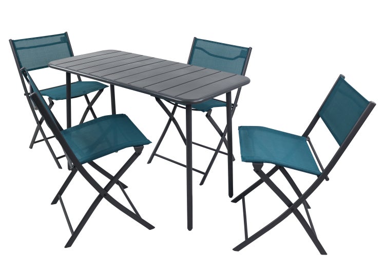5 tlg. Bistroset Balkonset Gartenset Sumila 110x55