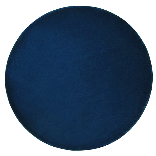 Teppich GESI II Marineblau ø 140 cm Viskose