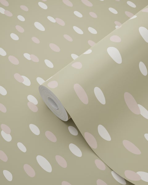 Tapetenrolle mit Punktmuster