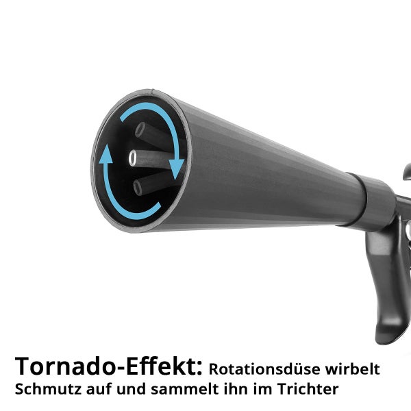 Tornador Reinigungspistole mit Rotationsdüse zur Schmutzaufnahme