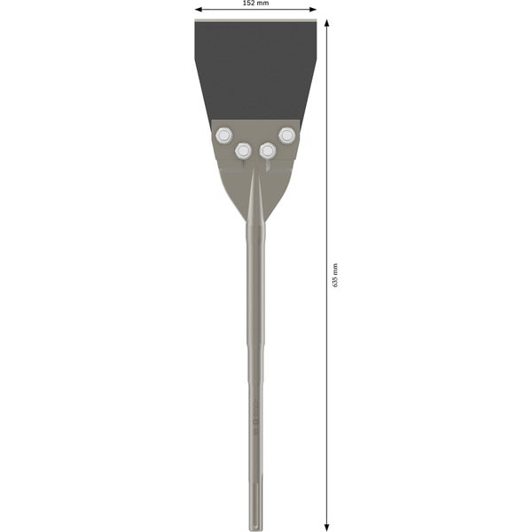 Bosch PRO SDS max Floor Scraper 152 x 635 mm - 2608690612