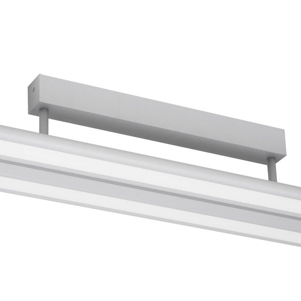 PRIOS LED Yuela (Modern) in Weiß aus Aluminium (1 flammig, ) Arbeitszimmerleuchte