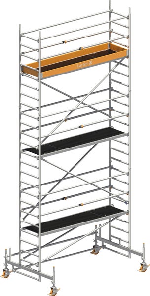 Rollgerüst mit drei Plattformen