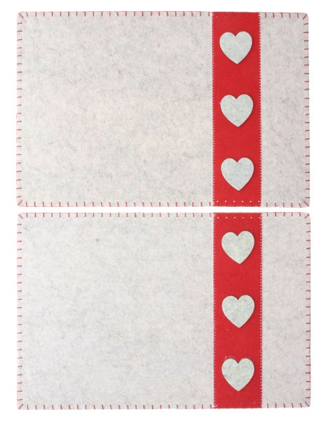 FRANK FLECHTWAREN | Platzmatte Beherzt, 2er Set, POLYESTER, 45 x 30 cm