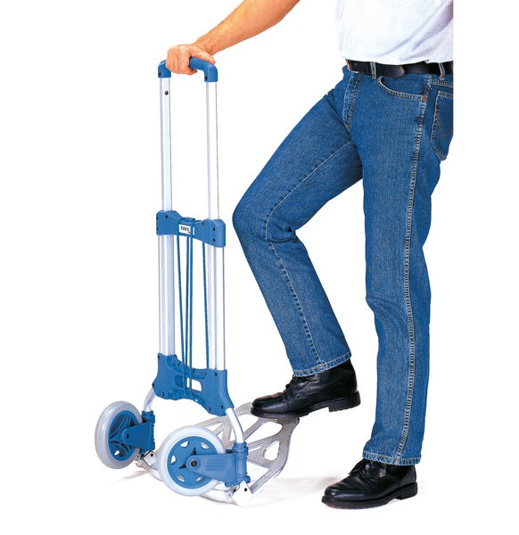 Fetra Gepäckkarre mit Person