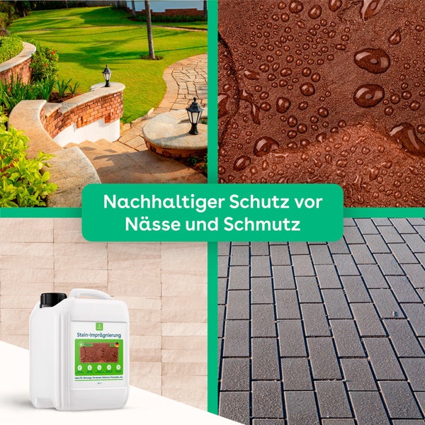 eco:fy Stein-Imprägnierung • Versiegelung gegen Regen und Schmutz