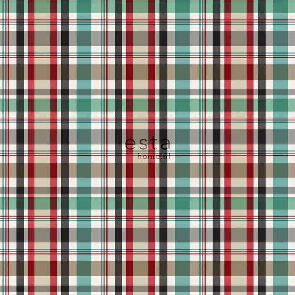 Tapete mit Karomuster