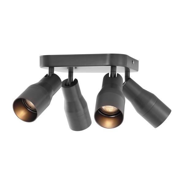 Deckenleuchte mit vier Strahlern