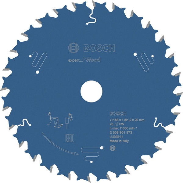 Bosch Expert Wood Kreissägeblatt, 168 Millimeter