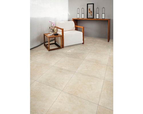 Wand- und Bodenfliese Cemento beige 61,5X61,5x0,85cm