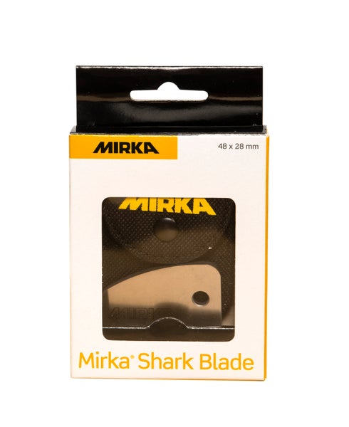 Mirka Lackhobel Ziehklinge -Shark Blade- zur Beseitigung von Lackläufen und Lacknasen / Lack Hobel für Autolack und Holz