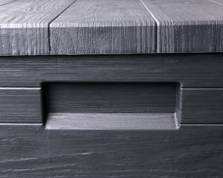 Ondis24 Kissenbox Madera Mini anthrazit, Aufbewahrungsbox, Box