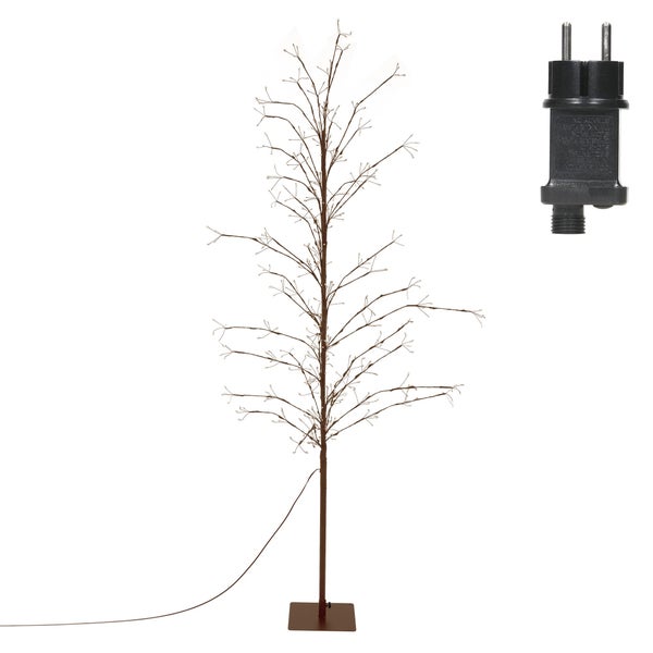 Dekorativer LED Lichterbaum mit Zweigoptik und Stromstecker fuer den Innen und Aussenbereich