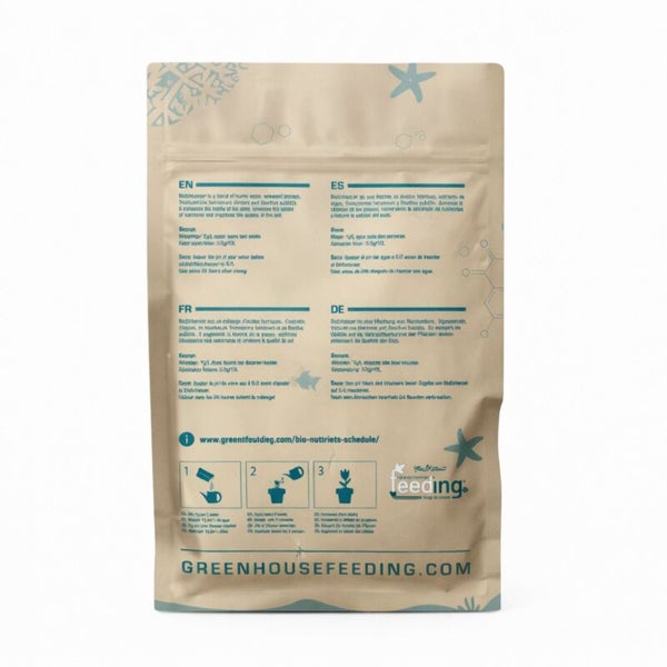 Verpackung Greenhouse Feeding Dünger mit Anwendungshinweisen