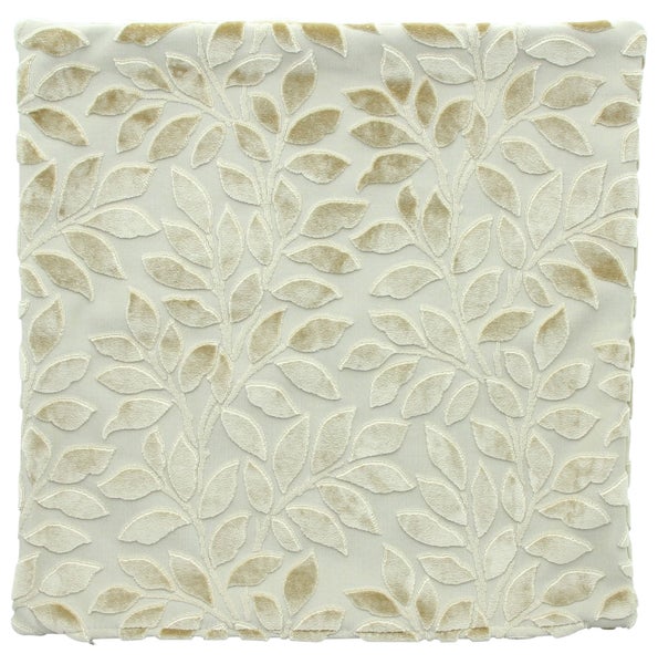 FRANK FLECHTWAREN | Kissenhülle Samtblätter, POLYESTER, 45 x 45 cm