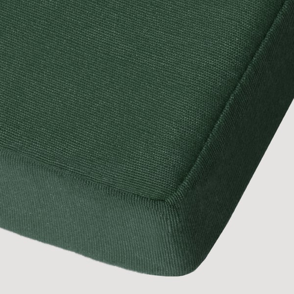 Beautissu Loftlux DC Deckchairauflage 175x45x5cm Dunkelgrün