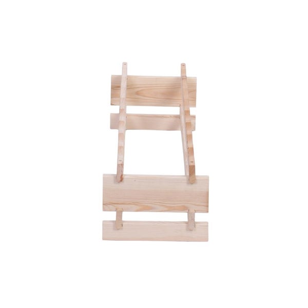 Weinregal VINOTECA FLEX PRO HxBxT 23x84x28cm 16 Flaschen auf 2 Ebenen Massives Kiefernholz Natur unbehandelt