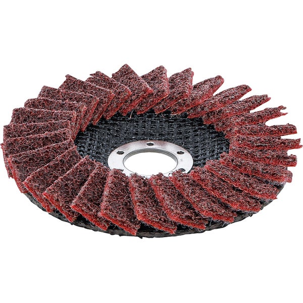 Schleifmopteller mit Schleiflamellen