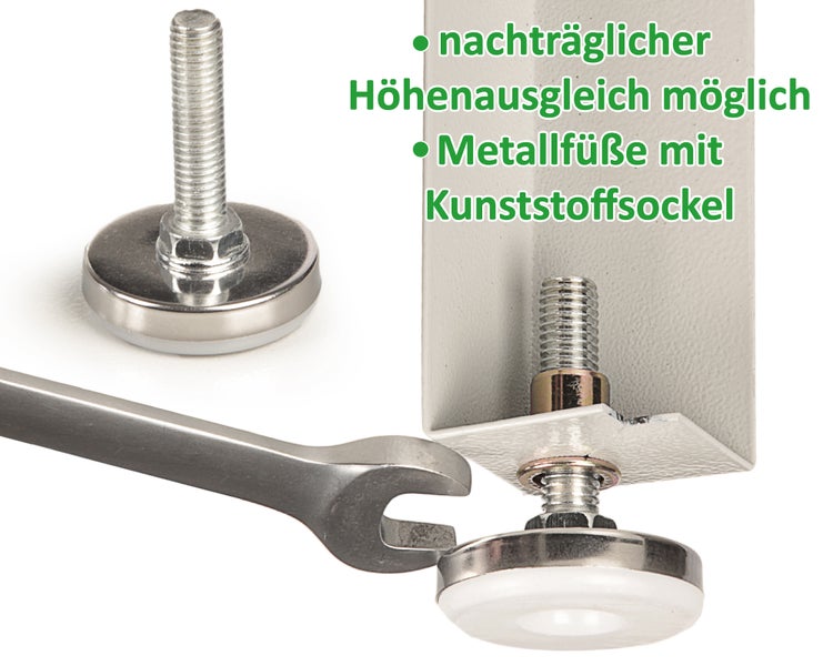 Ondis24 PRO Werkbank Finn Plus mit Buchenholz-Arbeitsplatte, Werkstatteinrichtung