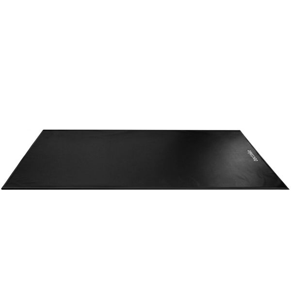 Rechteckige, schwarze Bodenschutzmatte von tectake.