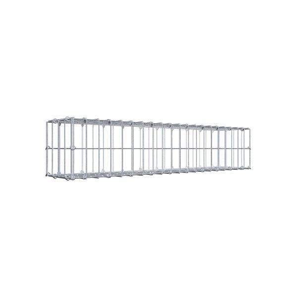 Gabione 100 cm x 20 cm x 20 cm (L x H x T), Maschenweite 5 cm x 10 cm, C-Ring