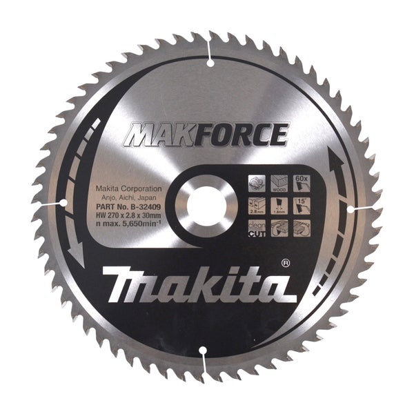 Makita MAKFORCE Sägeblatt 270x30x60Z - B-32409