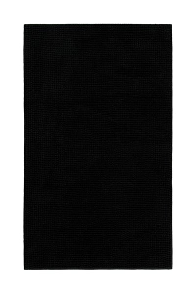 Badteppich Schwarz Balu WECONhome Basics 60x100 cm