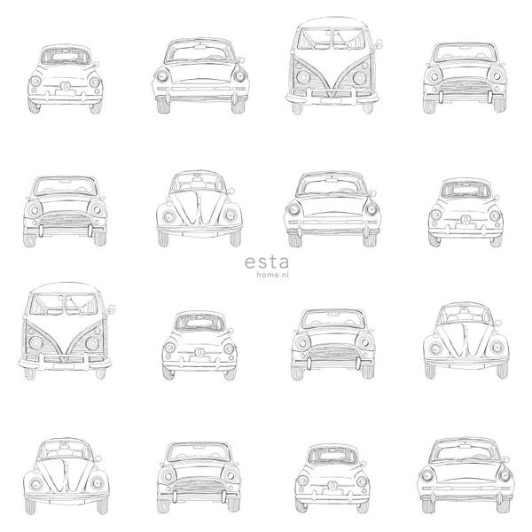 Illustration verschiedener Autofronten