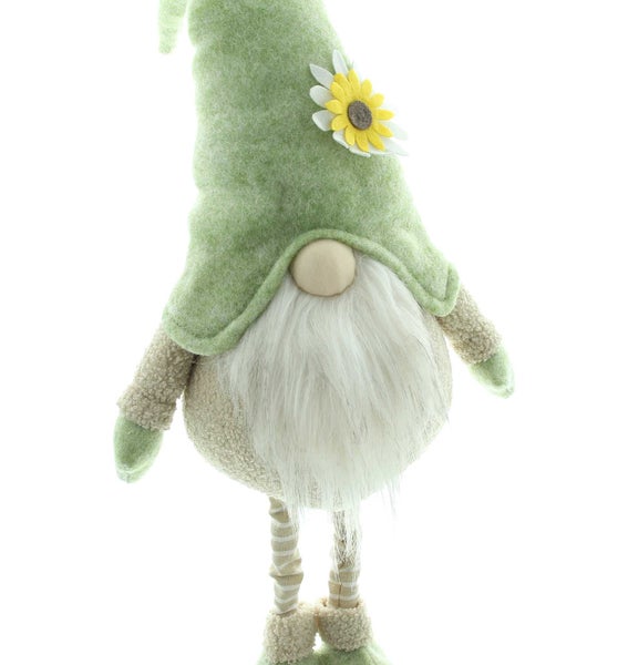 Dekorative Zwergenfigur mit Mütze und Bart