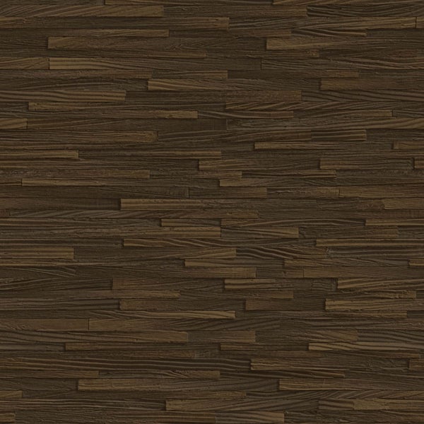 Zambaiti Tapete 3D Holzpaneele Dunkelbraun - 53 cm x 10.05 m - 662271