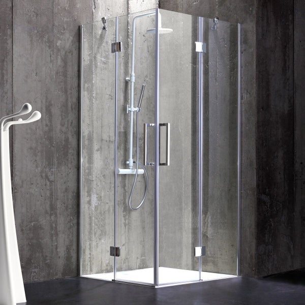 Teilrahmen Duschkabine 80x80 Glas 6 mm  | London
