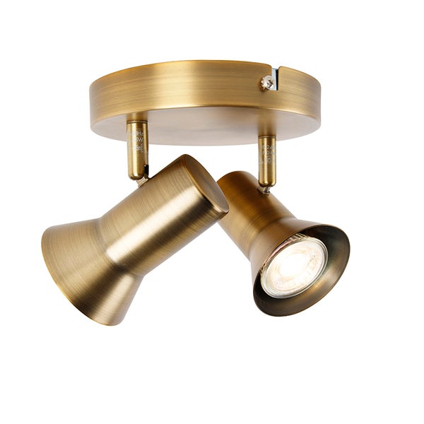 Deckenleuchte mit zwei Strahlern