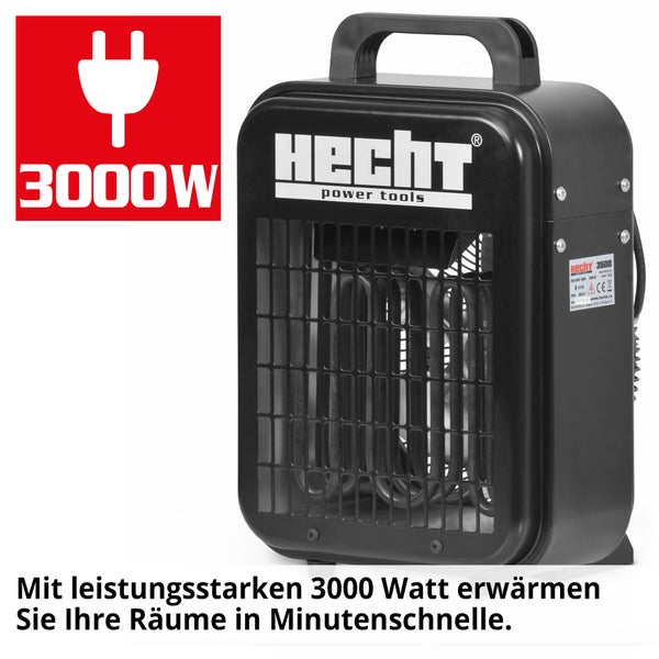Hecht Heizlüfter mit 3000 Watt Leistung