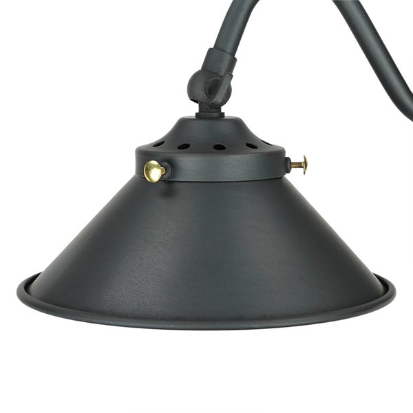 Konische Deckenleuchte aus Metall