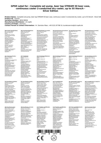 Produktinformationen zu Zapfanlage, Bierzapfhahn und Zubehör