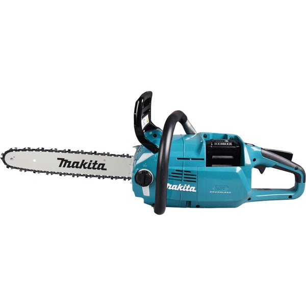Makita Akku-Kettensäge mit bürstenlosem Motor und XGT-Technologie.