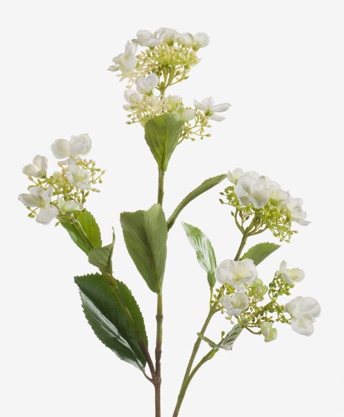 Künstliche Tigerlilie mit rosa gepunkteten Blüten, Knospen und grünen Blättern.