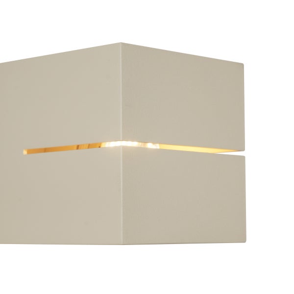 Moderne Wandleuchte Beige G9 Quadratisch - Transfer