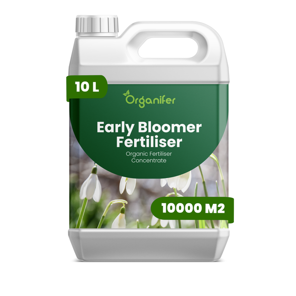 Organifer Early Bloomer Dünger, organisches Düngerkonzentrat, 10 Liter für 10000 Quadratmeter