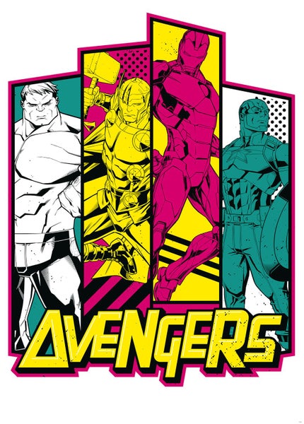 Avengers Comic-Motiv