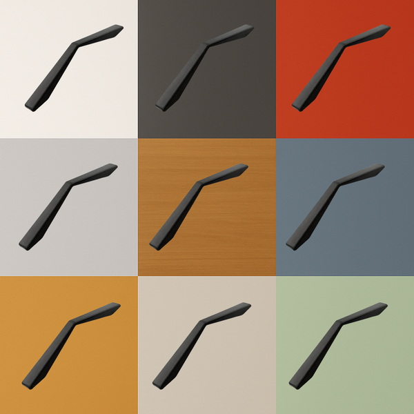 Möbelgriff in verschiedenen Farben