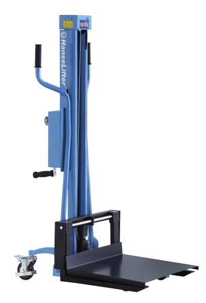 HanseeLifter Materiallift mit einer maximalen Last von 150 kg