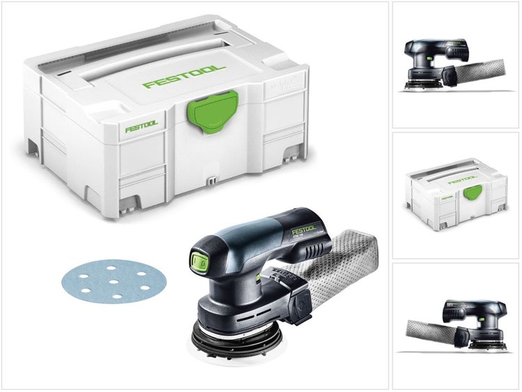 Festool ETSC 125 Li-Basic Akku Exzenterschleifer ( 201533 ) 18V 125mm brushless Solo + Systainer - ohne Akku, ohne Ladegerät