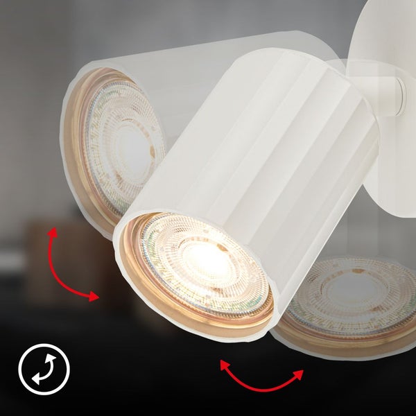 Wandlampe Wandleuchte innen Spotleuchte Leselampe Flur Schwenkbar GU10