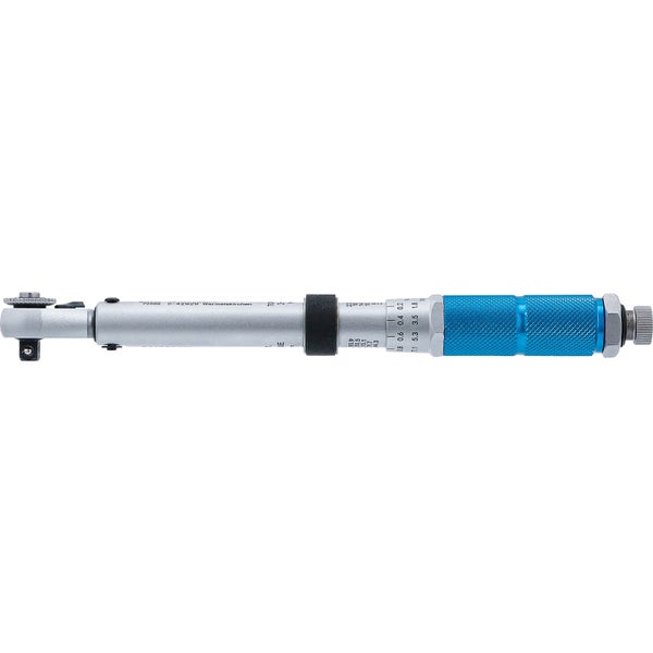 BGS Drehmomentschlüssel Abtrieb Außenvierkant 6,3 mm (1/4) 3 - 24 Nm - 72089